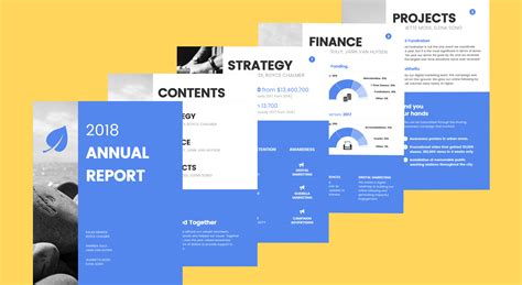 report design template
